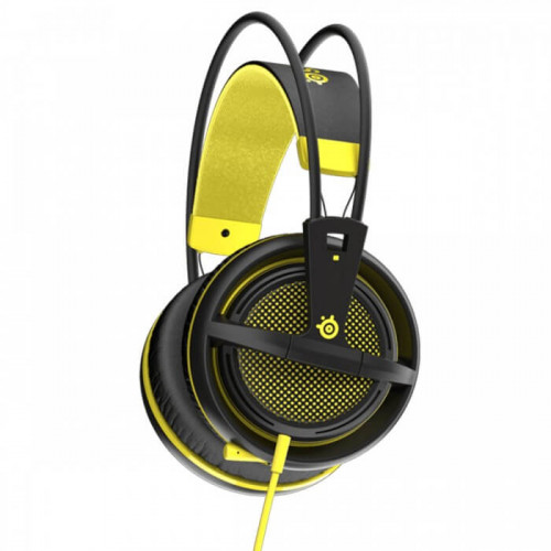 Навушники SteelSeries Siberia 200 (51138) Yellow, 2 x Mini jack (3.5 мм), накладні, кабель 1.8 м